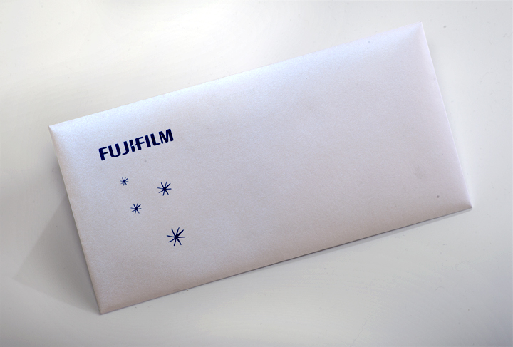 Конверт для новогодней открытки Fujifilm